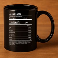 Jesus Facts 11oz C Handle Ceramic Mug
