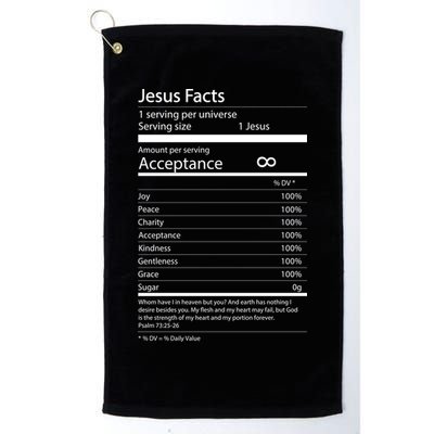 Jesus Facts Golf Towel