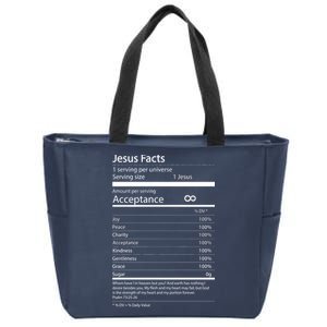 Jesus Facts Zip Tote Bag