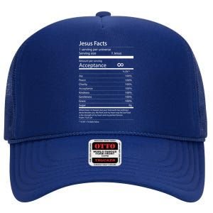 Jesus Facts High Crown Mesh Back Trucker Hat