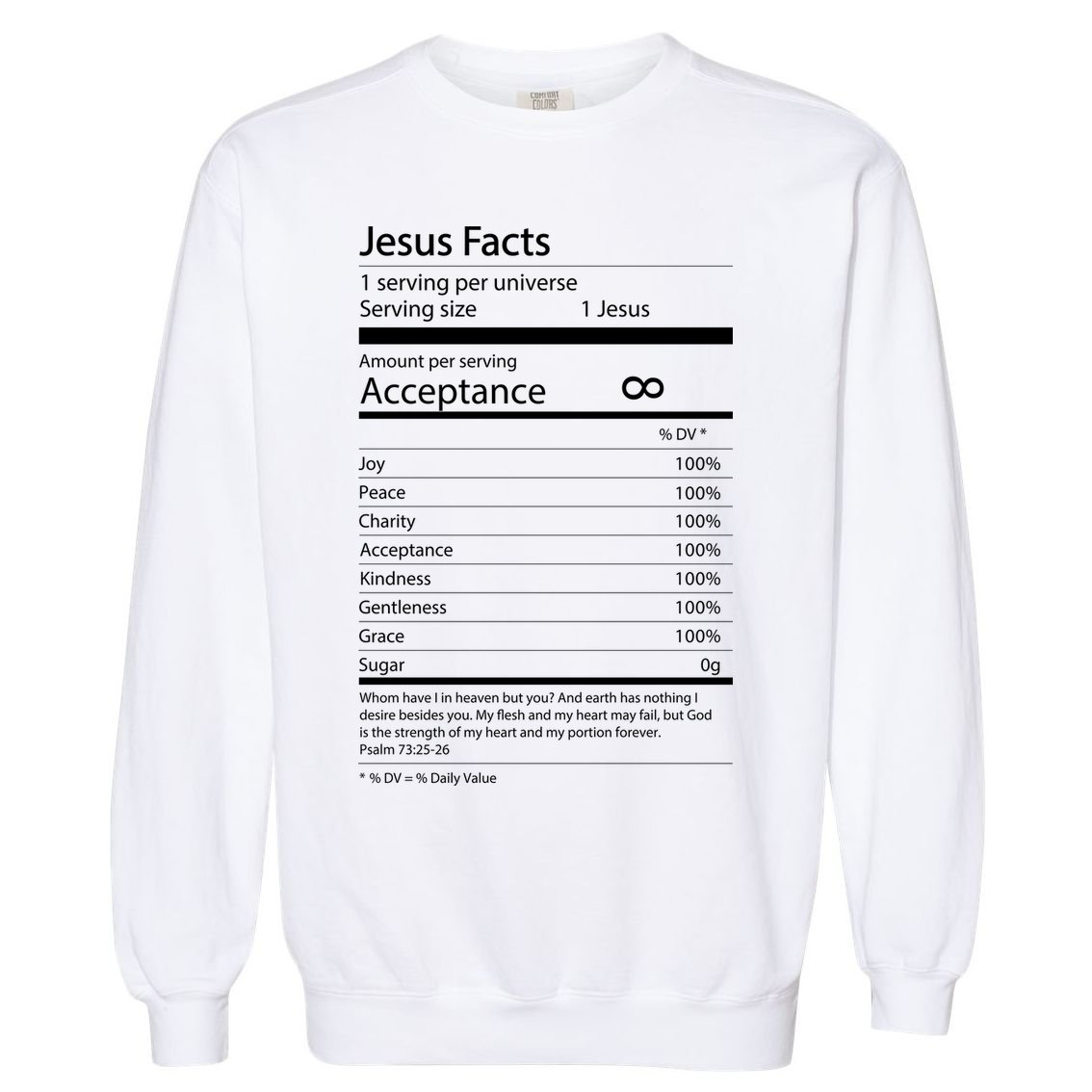 Jesus Facts Garment-Dyed Sweatshirt