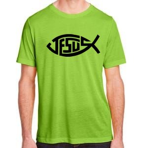 Jesus Fish Logo Adult ChromaSoft Performance T-Shirt