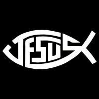 Jesus Fish Logo Apron