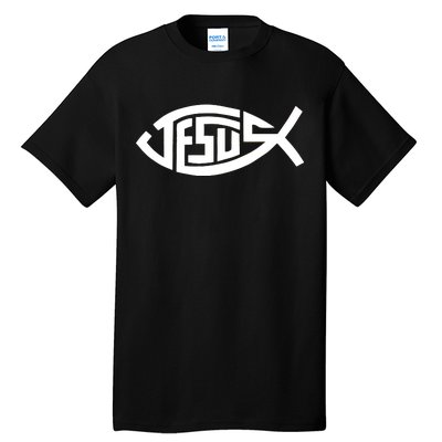 Jesus Fish Logo Tall T-Shirt