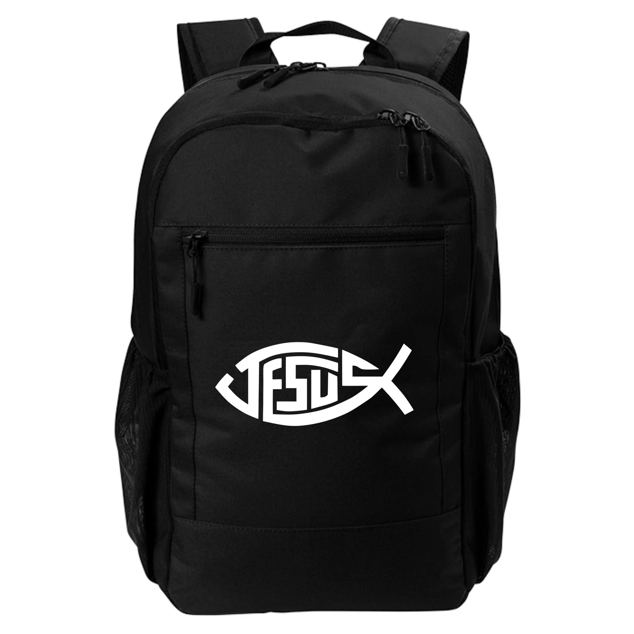 Jesus Fish Logo Backpack