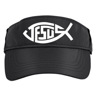 Jesus Fish Logo Adult Drive Performance Visor