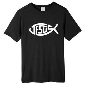 Jesus Fish Logo Tall Fusion ChromaSoft Performance T-Shirt