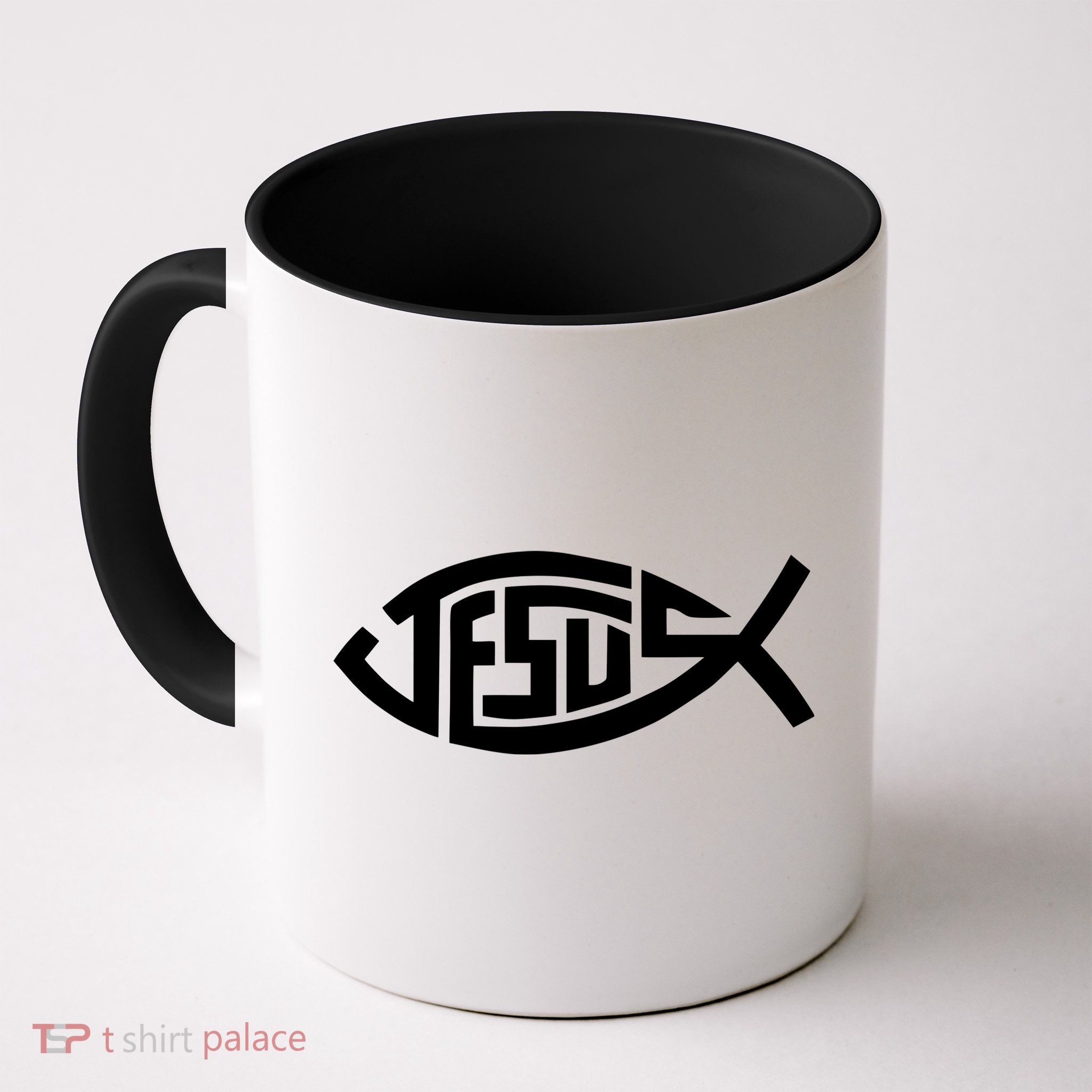 Jesus Fish Logo Mug