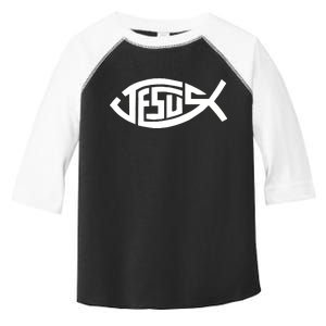 Jesus Fish Logo Toddler Fine Jersey T-Shirt