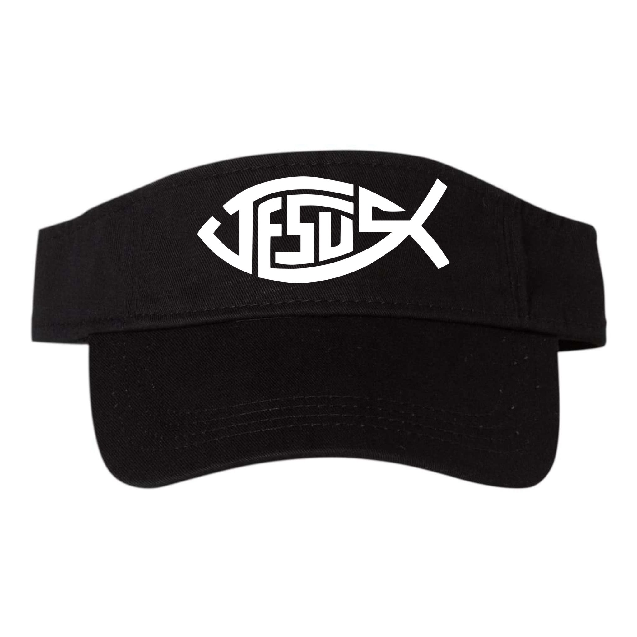 Jesus Fish Logo Visor