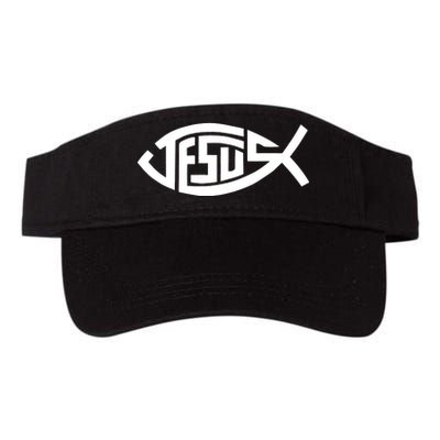 Jesus Fish Logo Valucap Bio-Washed Visor