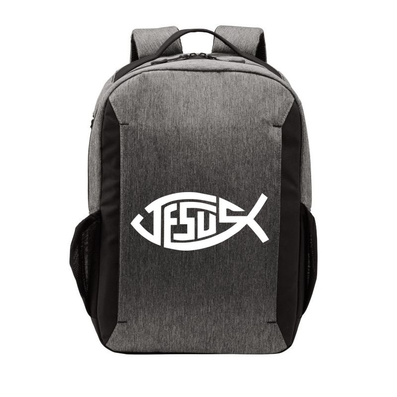 Jesus Fish Logo Vector Backpack