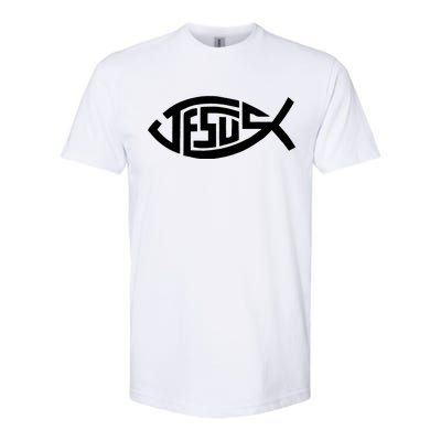 Jesus Fish Logo Softstyle® CVC T-Shirt