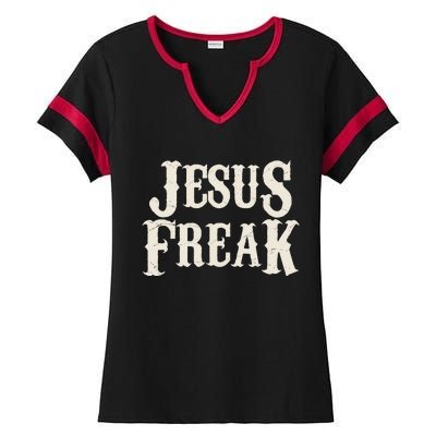 Jesus Freak Ladies Halftime Notch Neck Tee