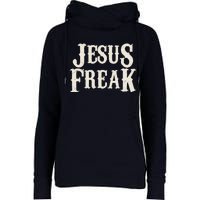 Jesus Freak Womens Funnel Neck Pullover Hood