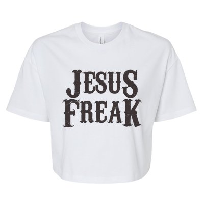 Jesus Freak Bella+Canvas Jersey Crop Tee