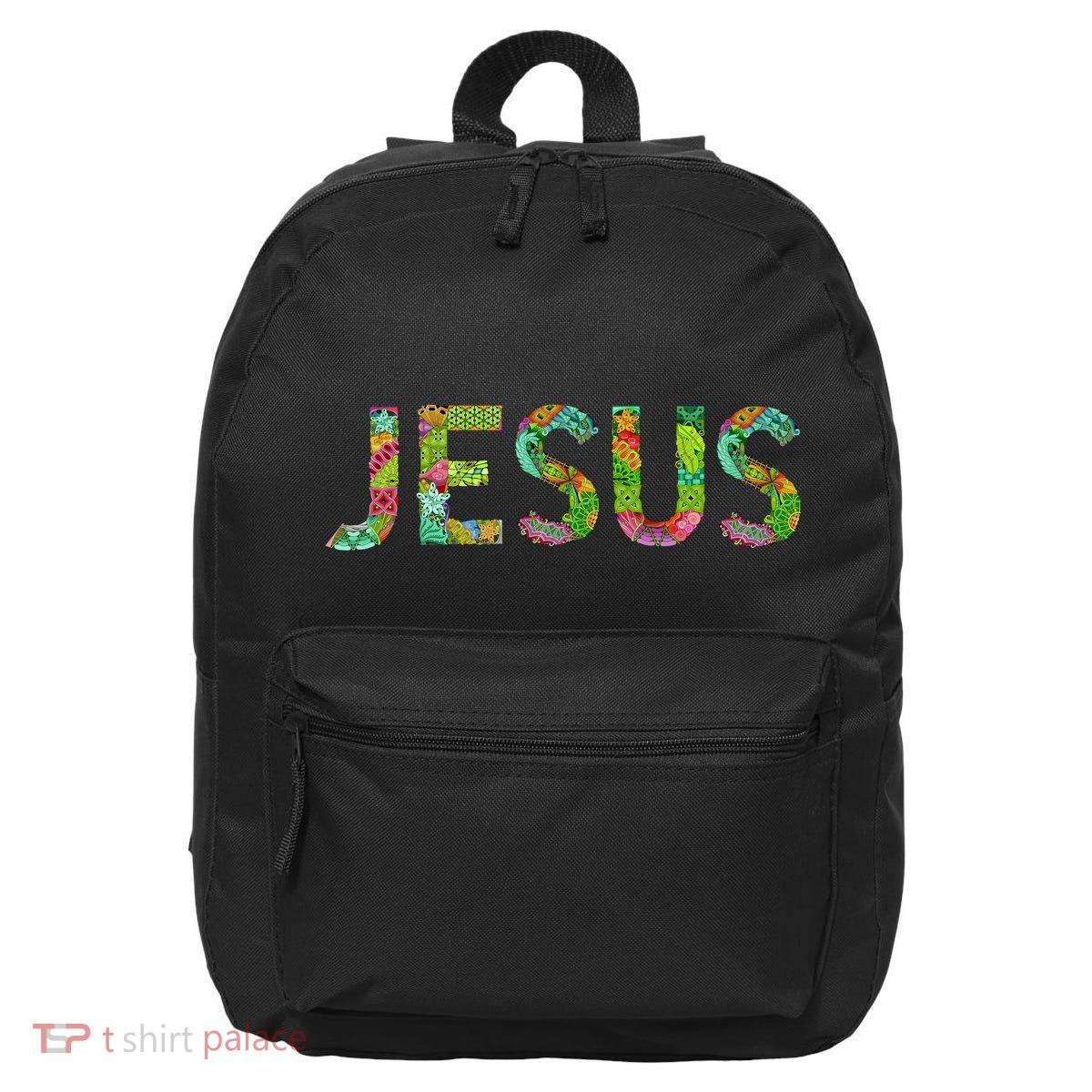 Jesus Hand Painted Word Art 16 in Basic Backpack