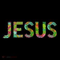 Jesus Hand Painted Word Art 16 in Basic Backpack
