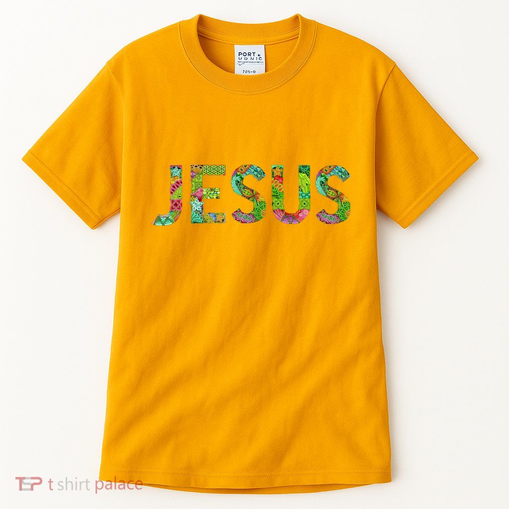Jesus Hand Painted Word Art Tall T-Shirt