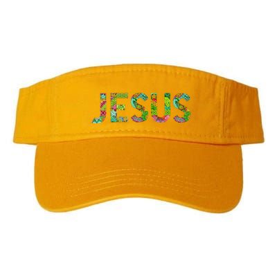 Jesus Hand Painted Word Art Visor