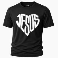 Jesus Heart Cooling Performance Crew T-Shirt