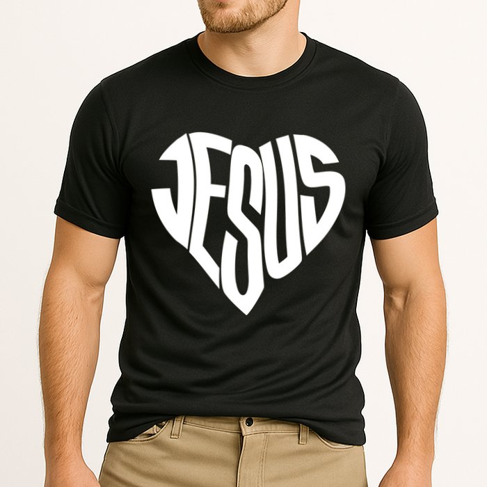 Jesus Heart Cooling Performance Crew T-Shirt