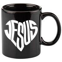 Jesus Heart 11oz C Handle Ceramic Mug