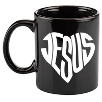 Jesus Heart 11oz C Handle Ceramic Mug