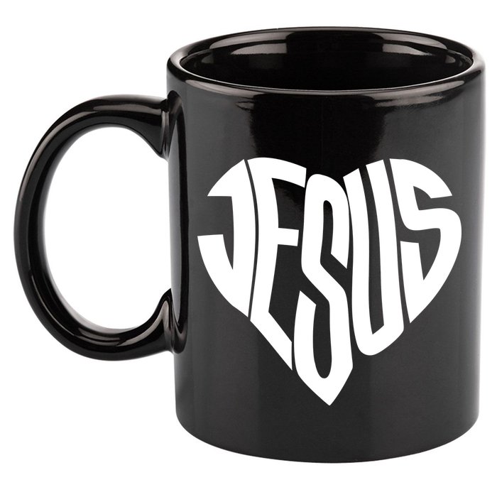 Jesus Heart 11oz C Handle Ceramic Mug