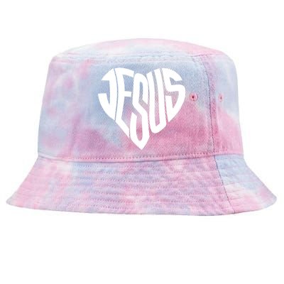 Jesus Heart Tie-Dyed Bucket Hat