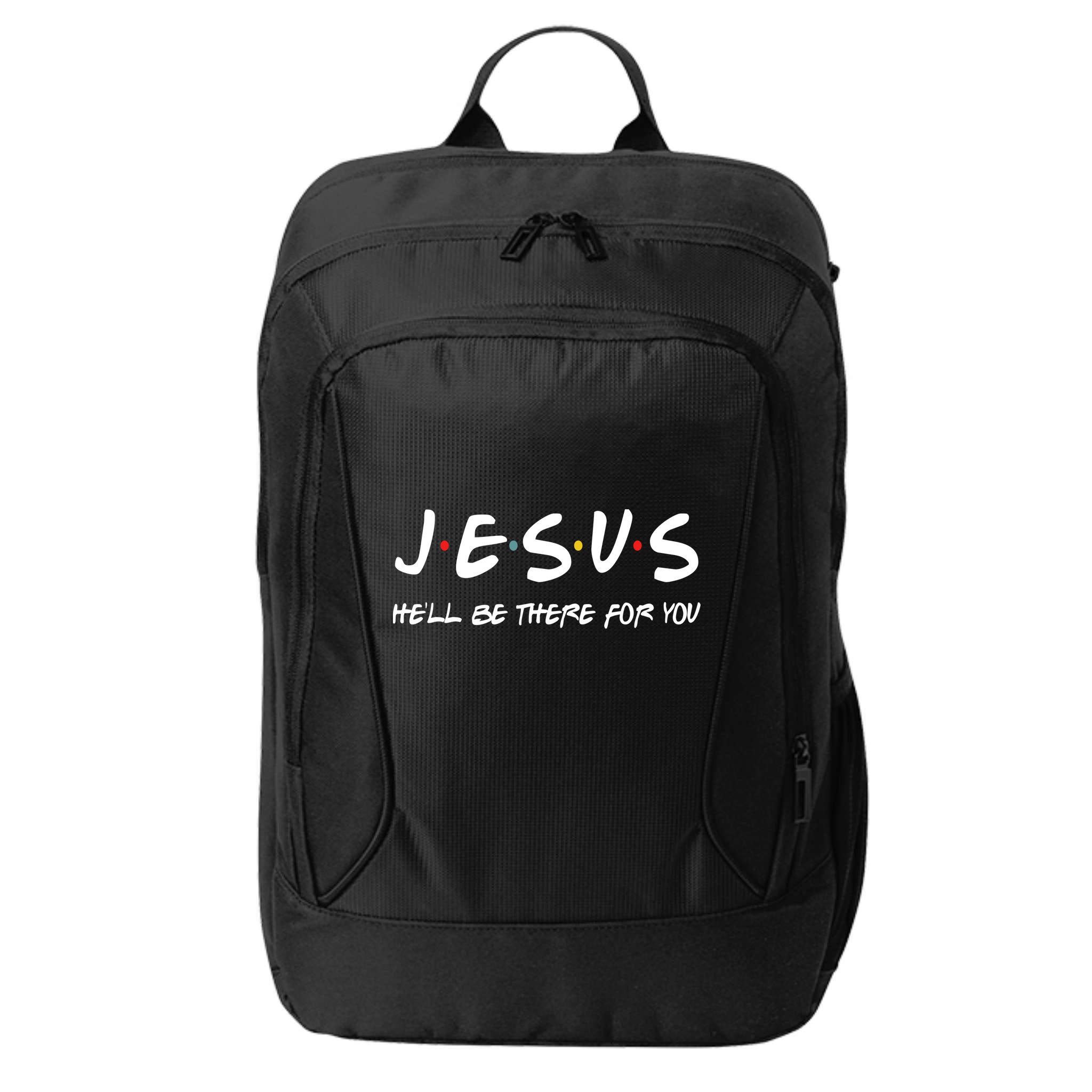 Jesus He'll Be There For You City Backpack