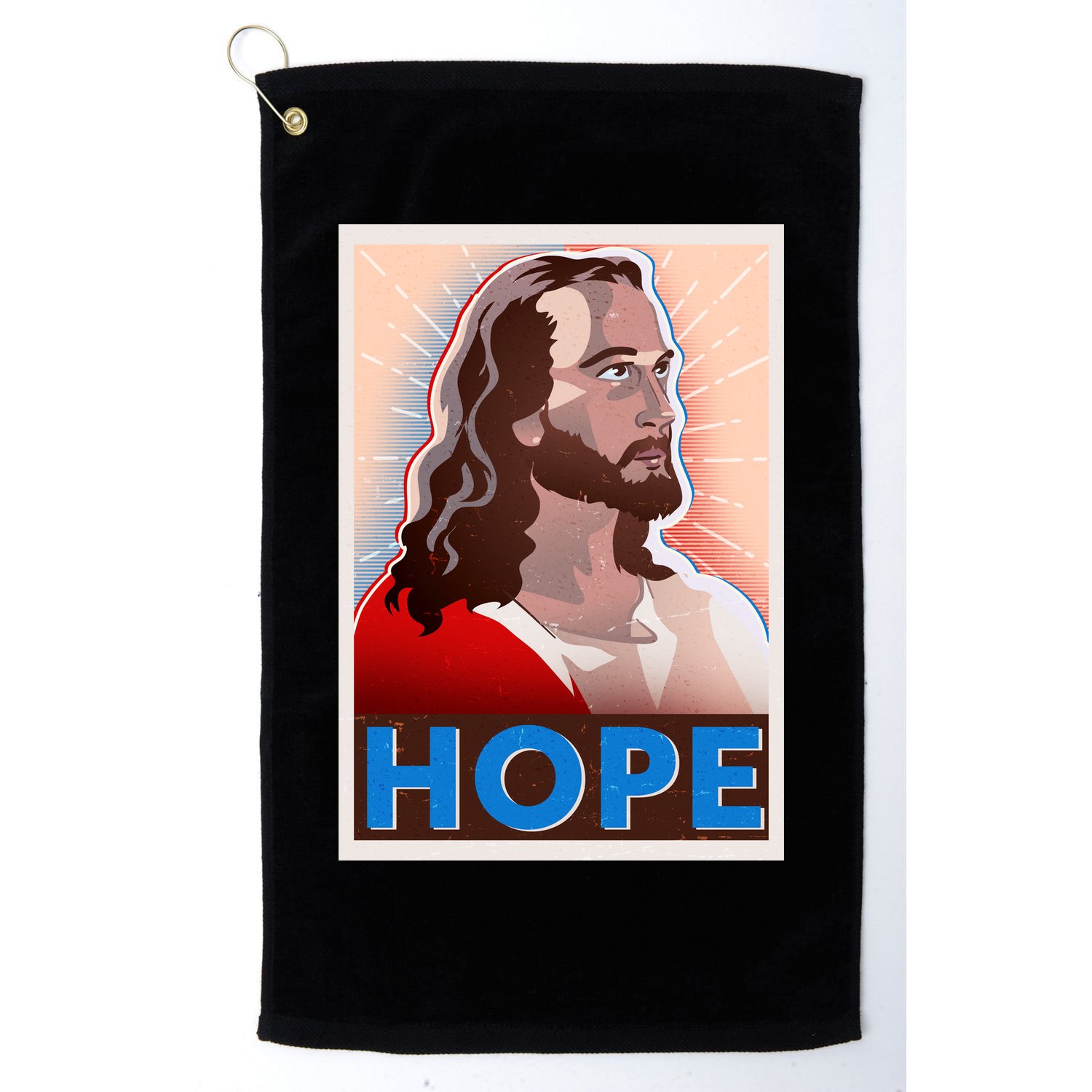 Jesus Hope Vintage Vote Poster Golf Towel