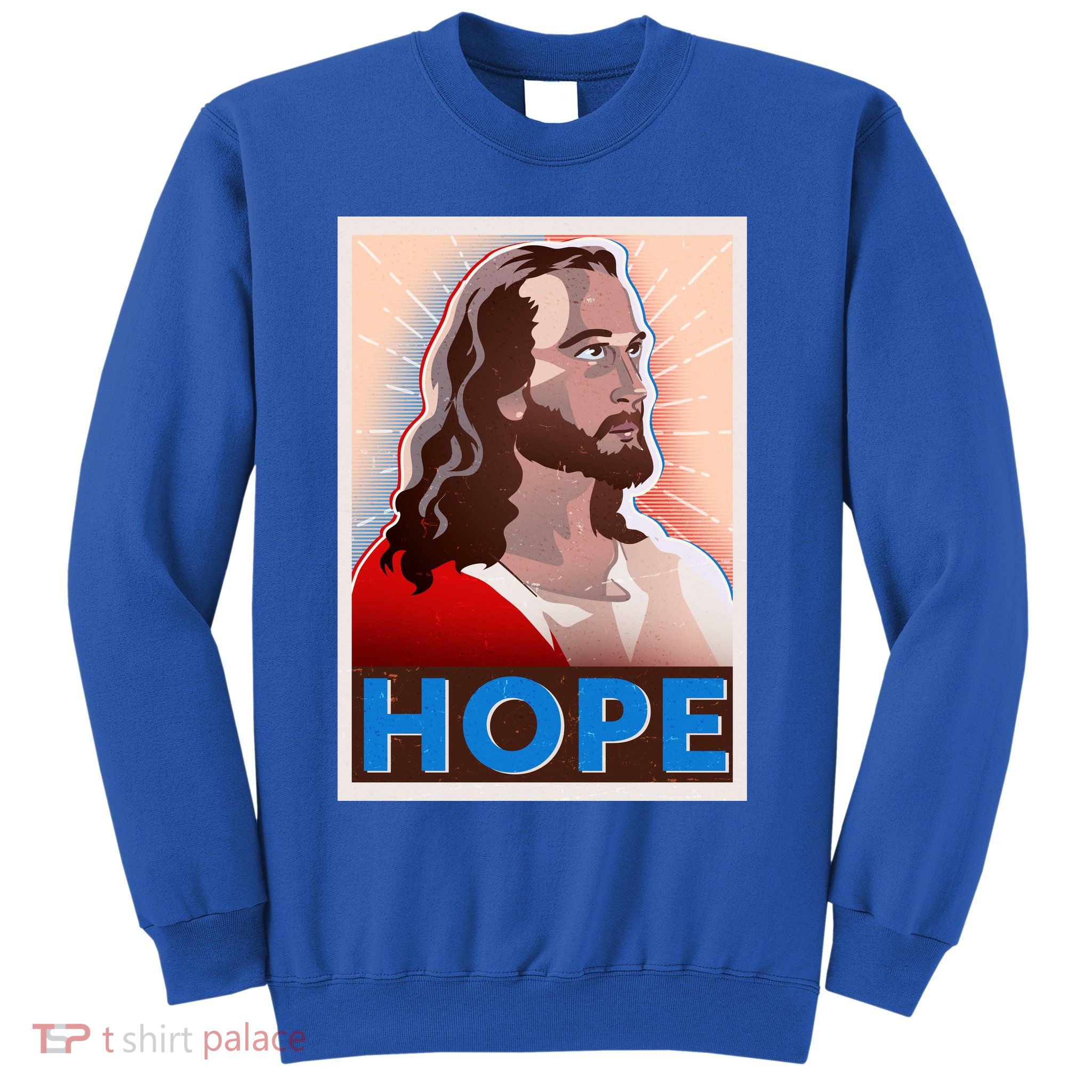 Jesus Hope Vintage Vote Poster Sweatshirt