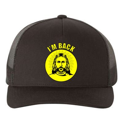 Jesus I'm Back Risen Easter Yupoong Adult 5-Panel Trucker Hat