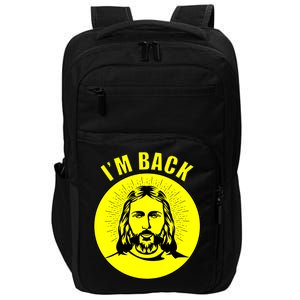 Jesus I'm Back Risen Easter Impact Tech Backpack