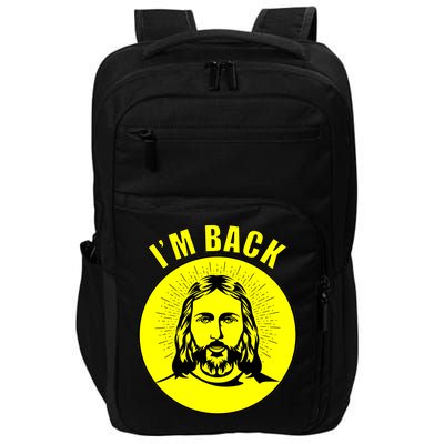 Jesus I'm Back Risen Easter Impact Tech Backpack