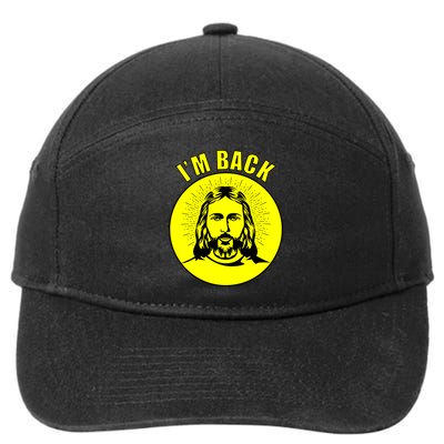 Jesus I'm Back Risen Easter 7-Panel Snapback Hat