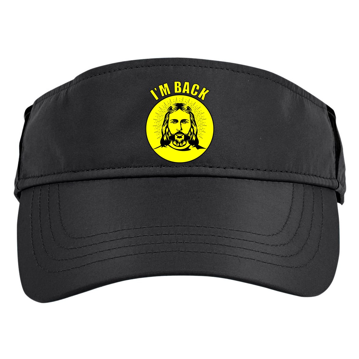 Jesus I'm Back Risen Easter Adult Drive Performance Visor