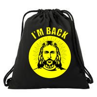 Jesus I'm Back Risen Easter Drawstring Bag