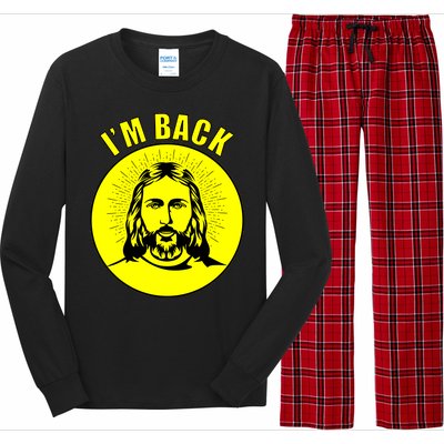 Jesus I'm Back Risen Easter Long Sleeve Pajama Set