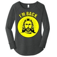 Jesus I'm Back Risen Easter Women's Perfect Tri Tunic Long Sleeve Shirt