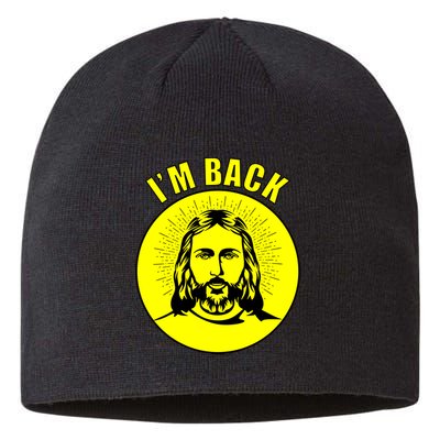 Jesus I'm Back Risen Easter Sustainable Beanie