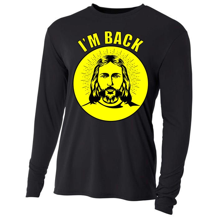 Jesus I'm Back Risen Easter Cooling Performance Long Sleeve Crew