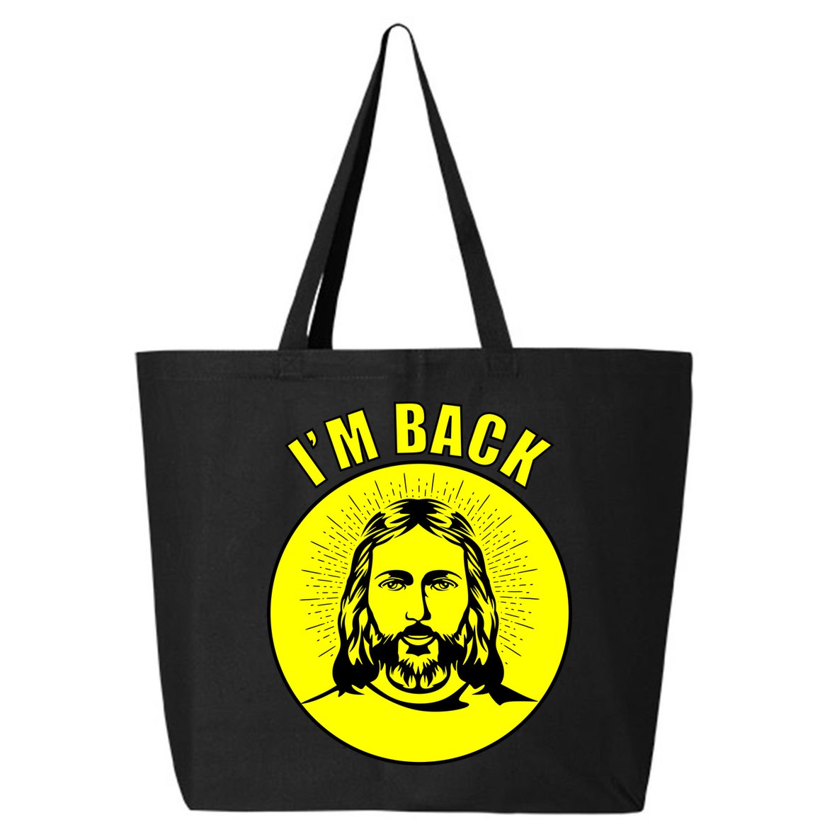 Jesus I'm Back Risen Easter 25L Jumbo Tote