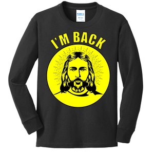 Jesus I'm Back Risen Easter Kids Long Sleeve Shirt