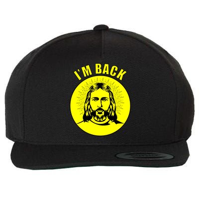 Jesus I'm Back Risen Easter Wool Snapback Cap