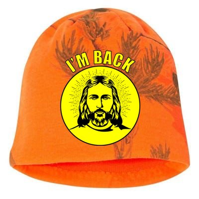 Jesus I'm Back Risen Easter Kati - Camo Knit Beanie