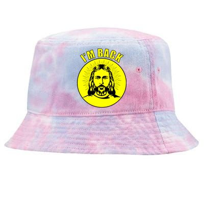 Jesus I'm Back Risen Easter Tie-Dyed Bucket Hat