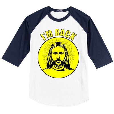 Jesus I'm Back Risen Easter Baseball Sleeve Shirt