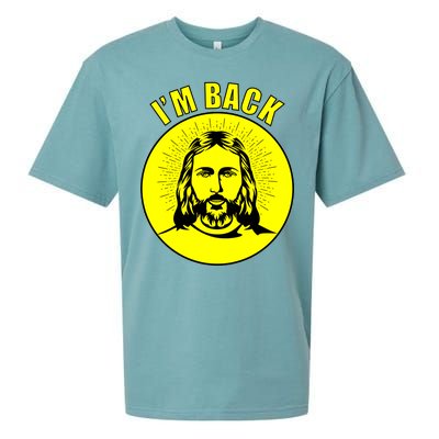 Jesus I'm Back Risen Easter Sueded Cloud Jersey T-Shirt